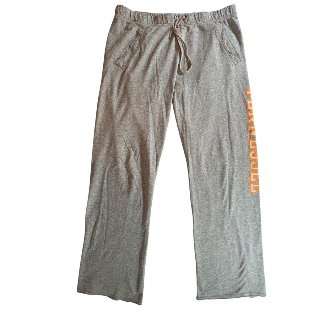 PINK Victoria's Secret Tennessee Sweatpants Womens Medium Gray Wide Leg Lounge